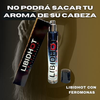 Perfume LIBIDHOT para hombres (con feromonas) + guia