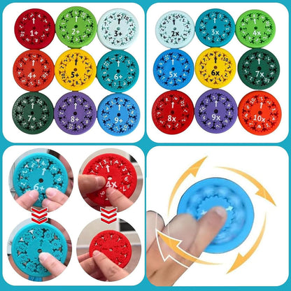 FIDGET SPINNER MATEMÁTICO  x 9 UNIDADES- APRENDE MATEMÁTICAS JUGANDO